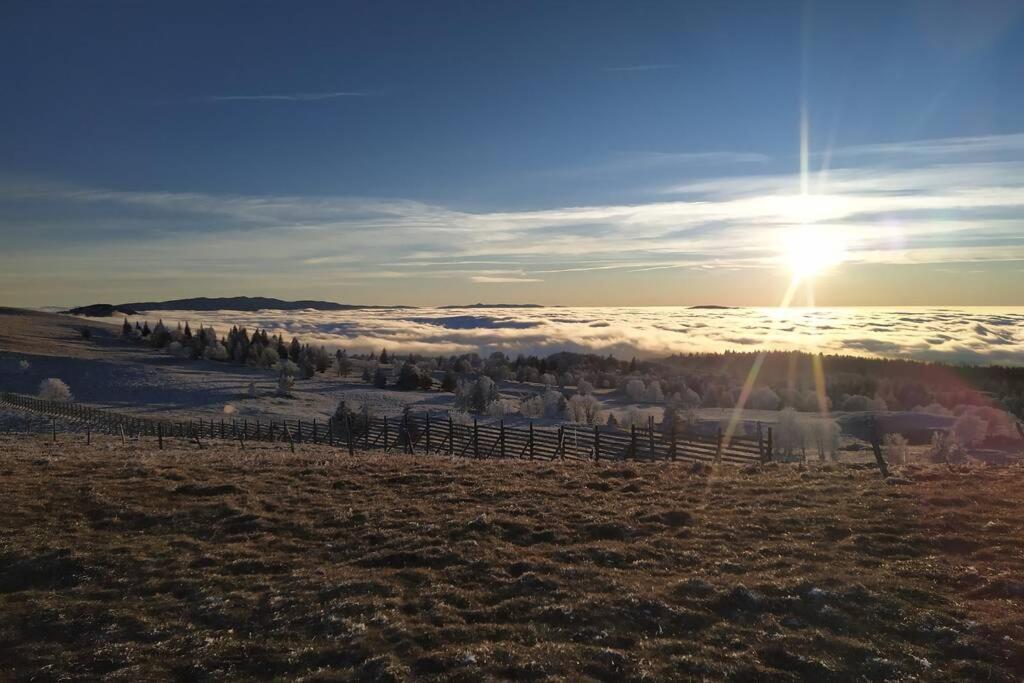 Gite Du Fourperet-Parc Naturel Du Haut-Jura Longevilles-Mont-dʼOr Exterior foto